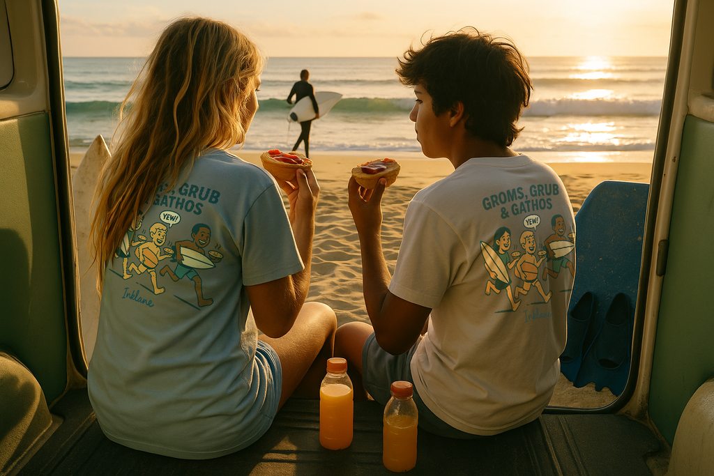 Groms, Grub & Gathos Tee